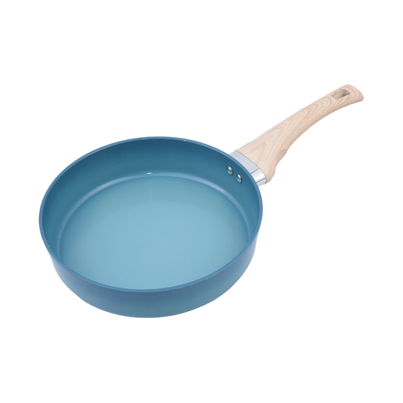 Geschmiedete, gerade geformte Frittierpfanne aus Aluminium