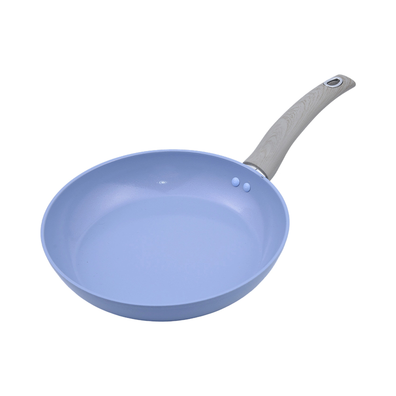 Kochgeschirrset aus geschmiedetem Aluminium mit frischer blauer Keramikbeschichtung